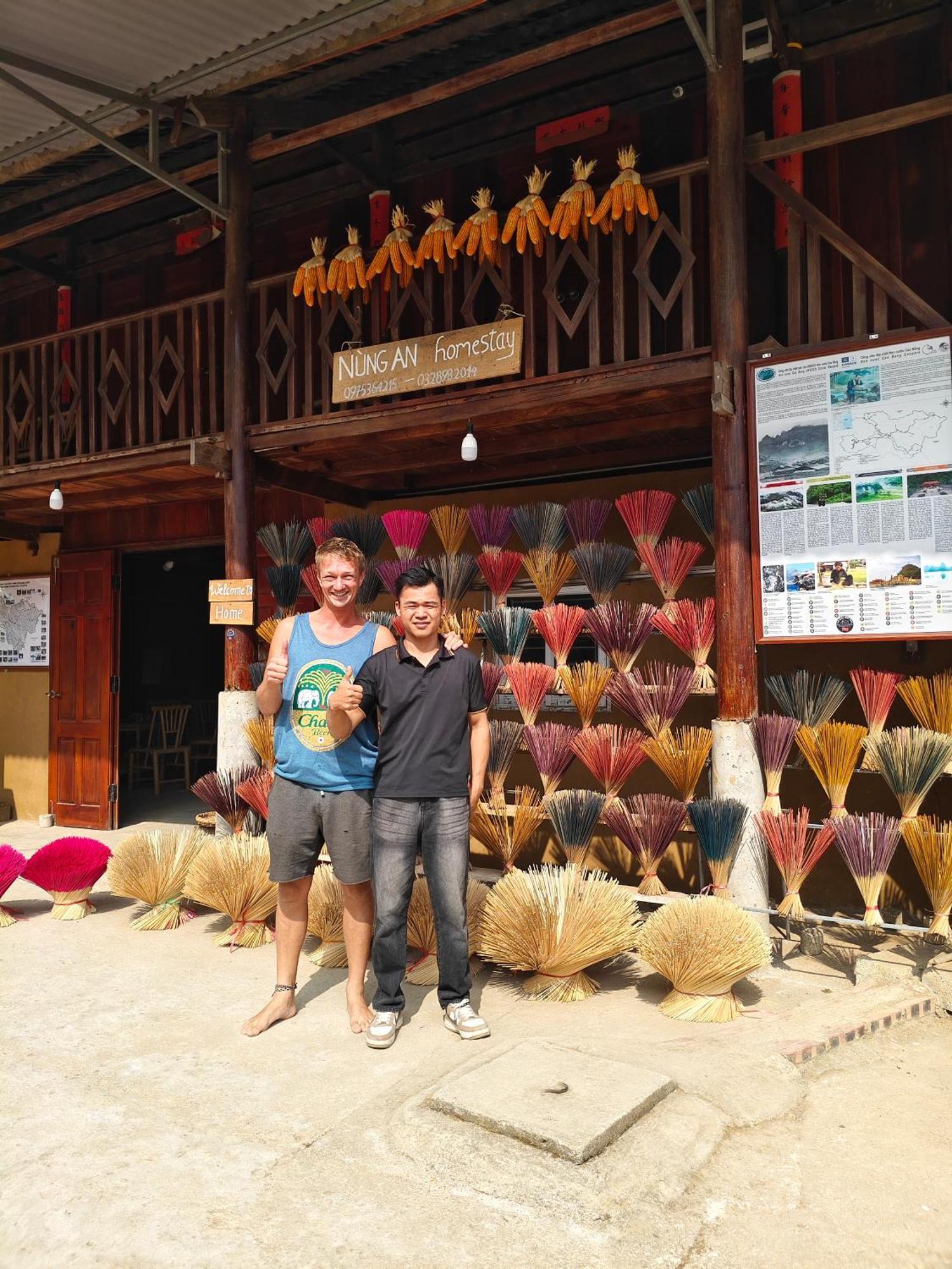 Nung An Homestay Quang Uyen Экстерьер фото